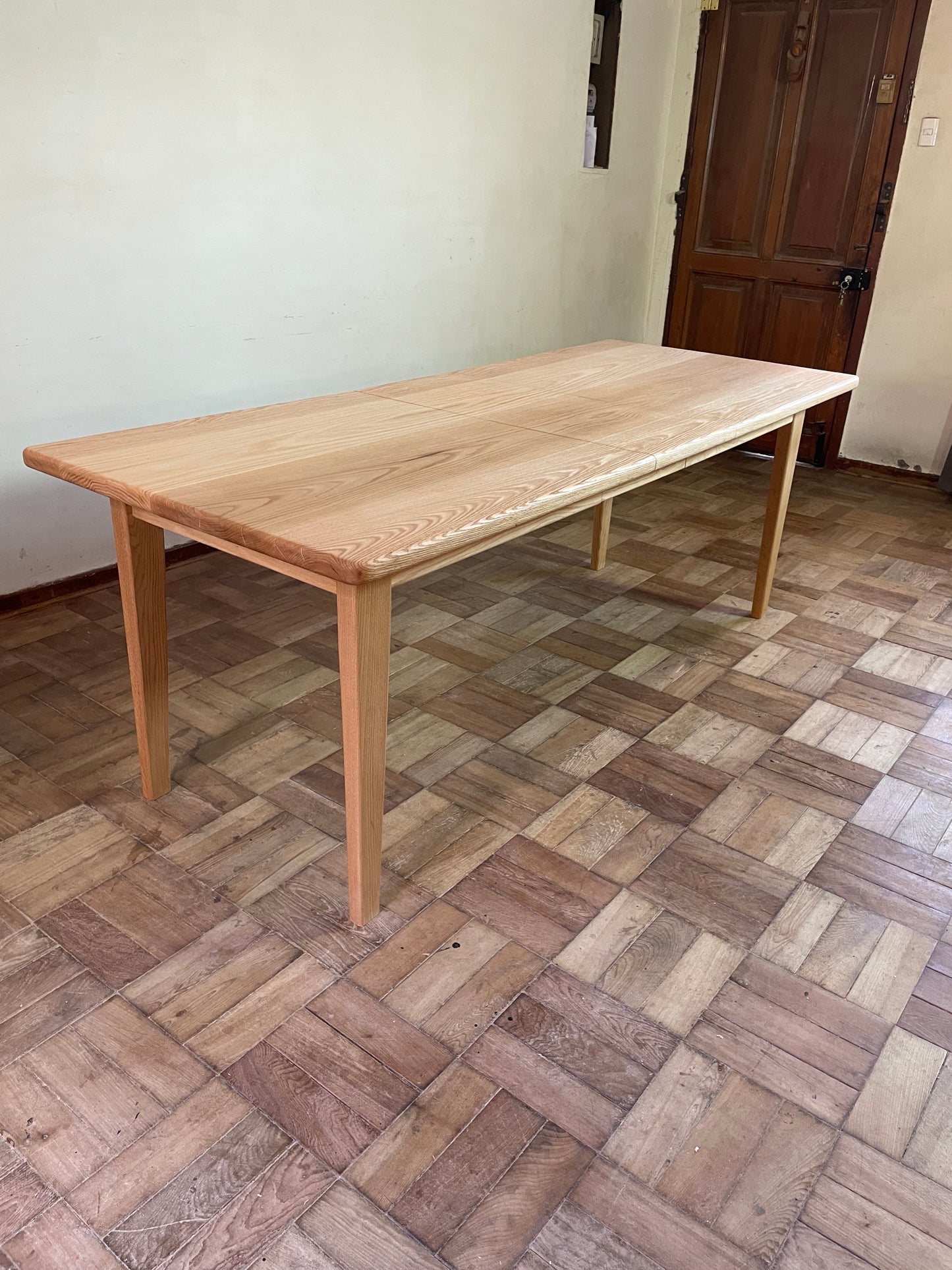 Mesa Rectangular Extensible - Madera de Roble Americano
