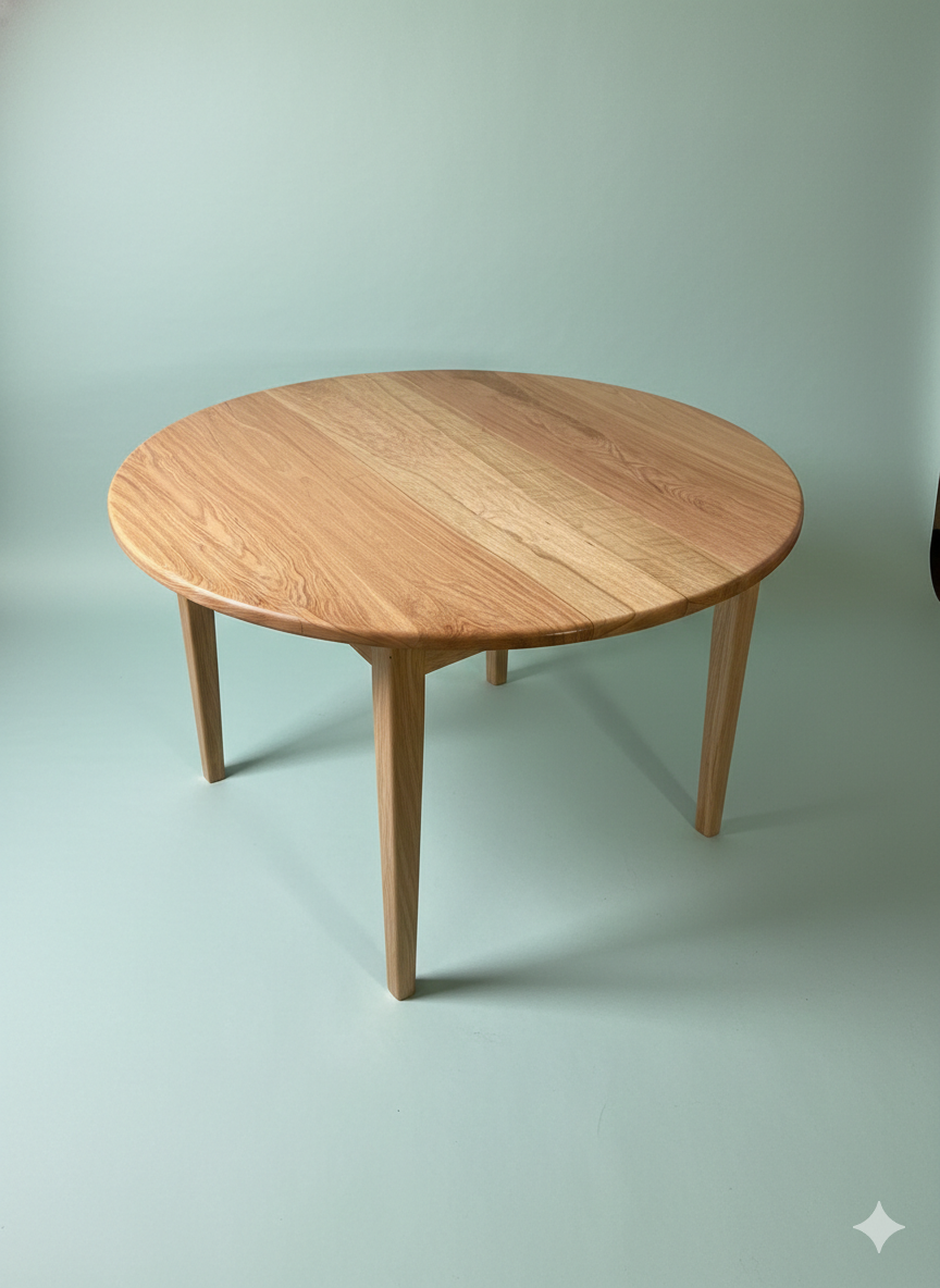 Mesa Redonda Extensible - Madera de lenga