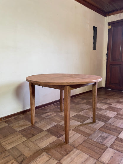 Mesa Redonda Extensible - Madera de lenga