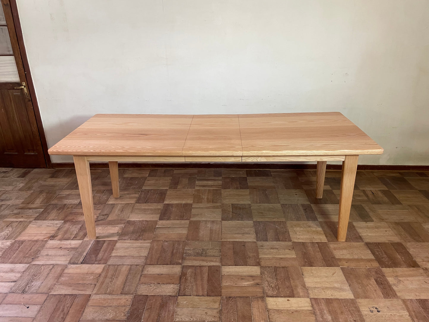 Mesa Rectangular Extensible - Madera de Roble Americano