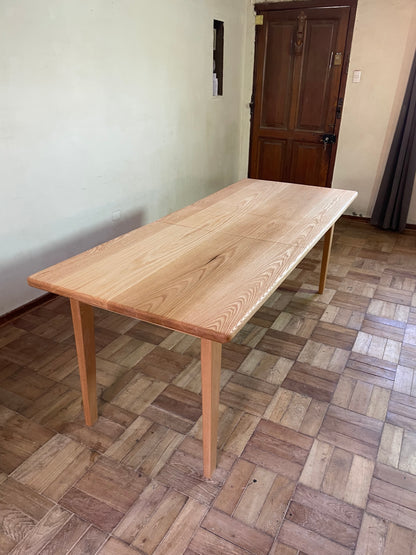 Mesa Rectangular Extensible - Madera de Roble Americano
