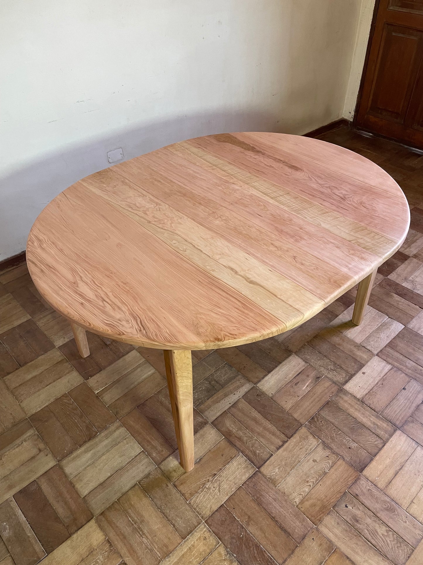 Mesa Redonda Extensible - Madera de lenga