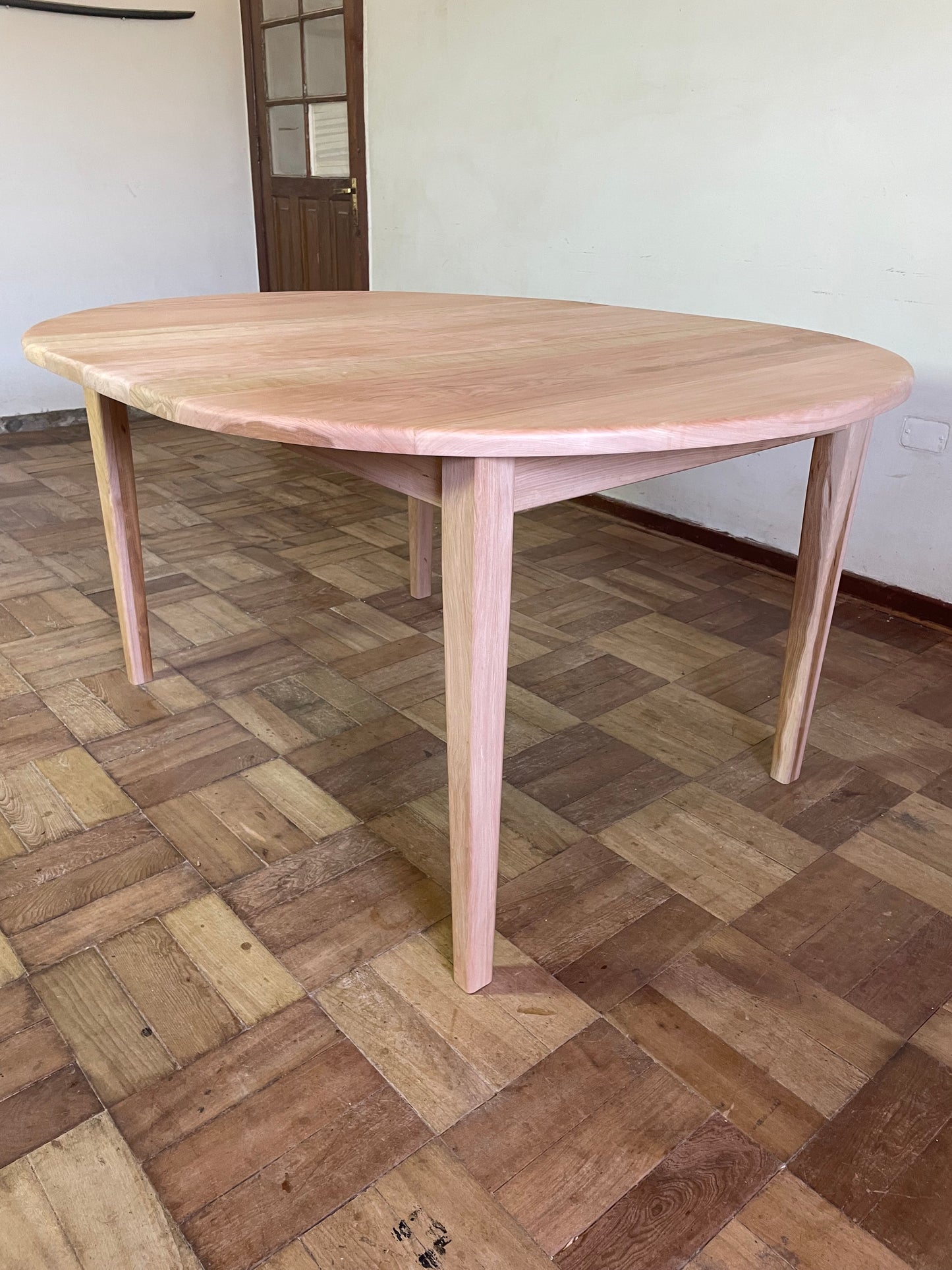 Mesa Redonda Extensible - Madera de lenga
