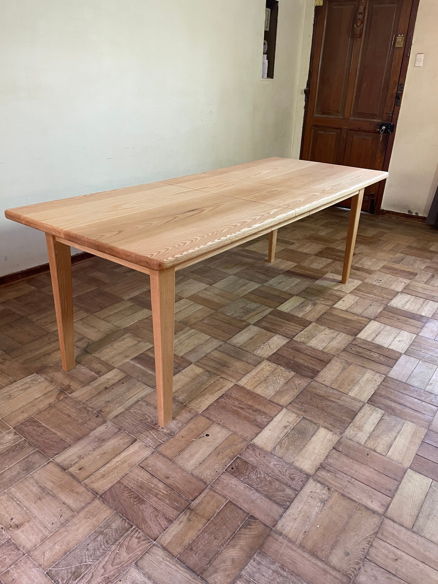 Mesa Rectangular Extensible - Madera de Roble Americano