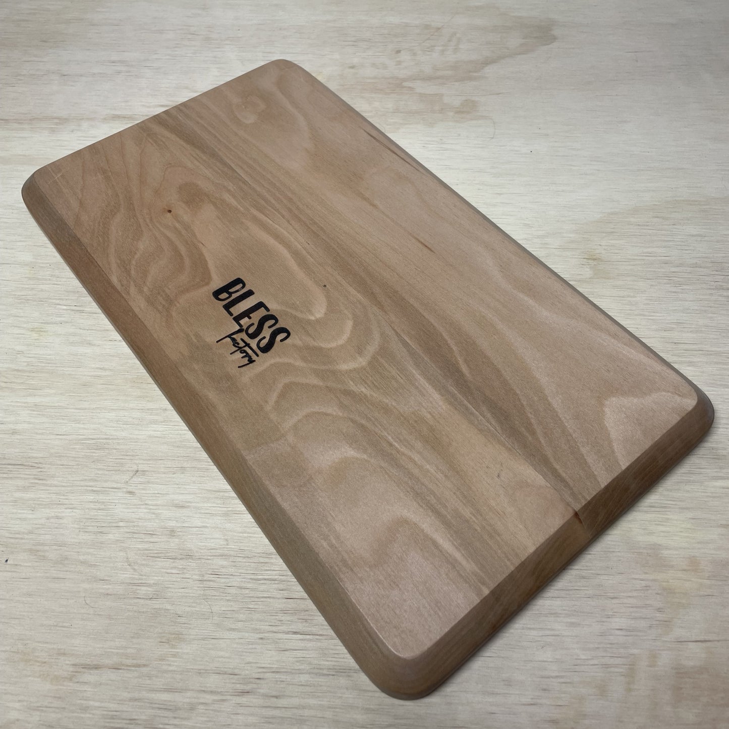 Bandeja Rectangular de Roble sin borde - 35x20 cm - con logo personalizado