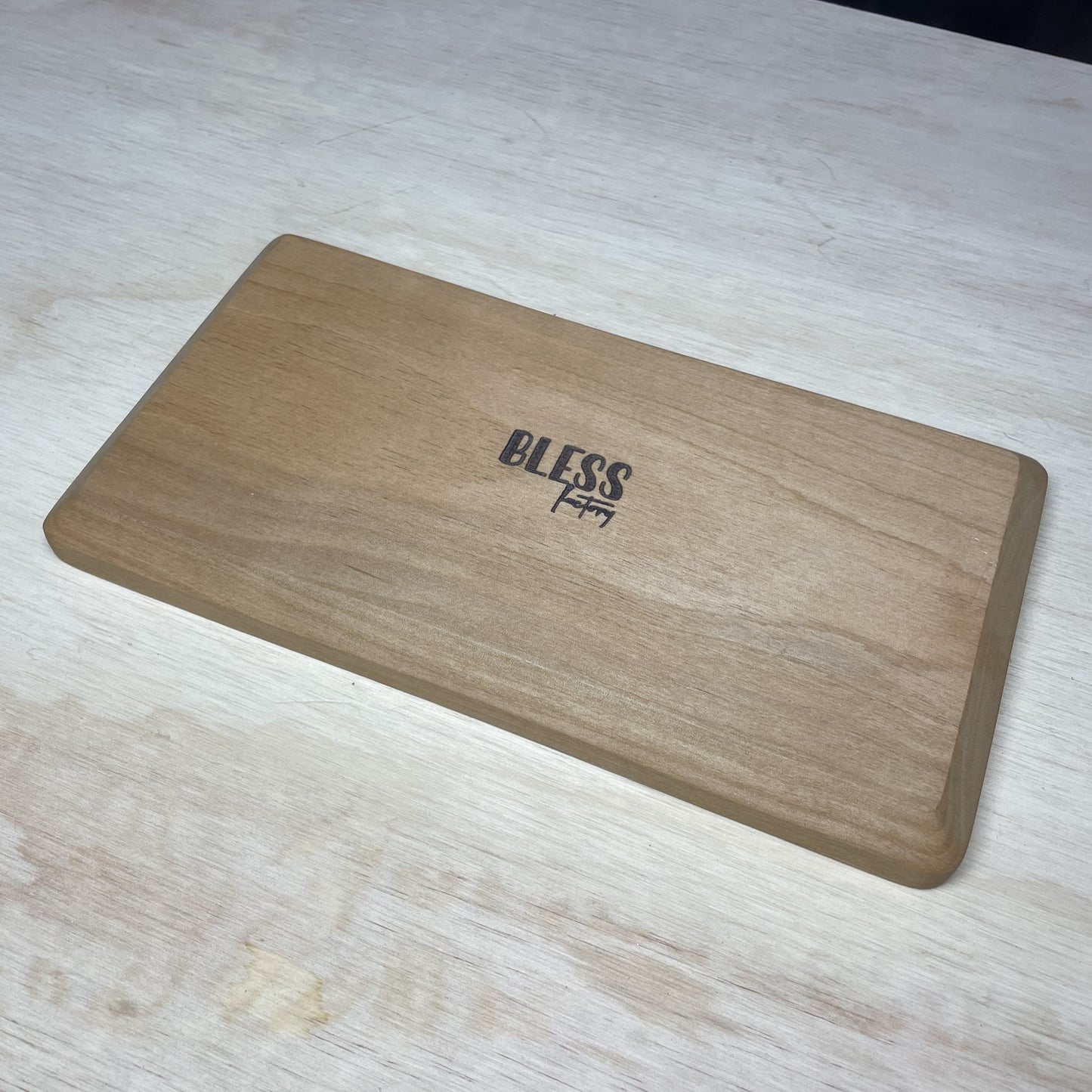 Bandeja Rectangular de Roble | con Logo Grabado | 25 x 13,5 cm