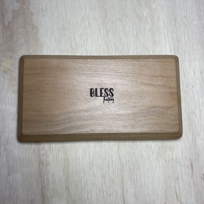 Bandeja Rectangular de Roble | con Logo Grabado | 25 x 13,5 cm